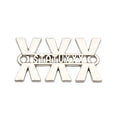 High Quality Cheap Embossed Brand logo Custom Metal Clothing Name Plates Tag Label
