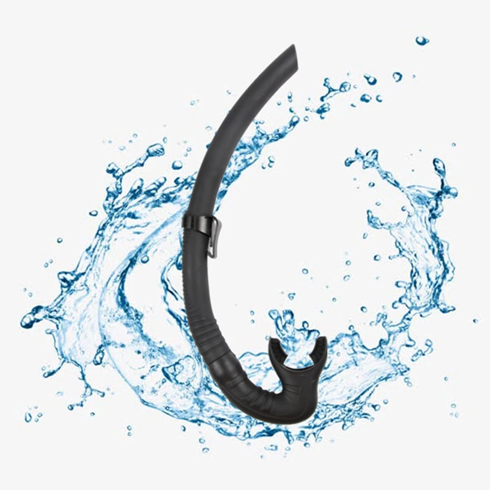 Dry Top Front Swimmer Snorkel Gear for Adult & Youth for Lap Swimming & Diving Training Equipment