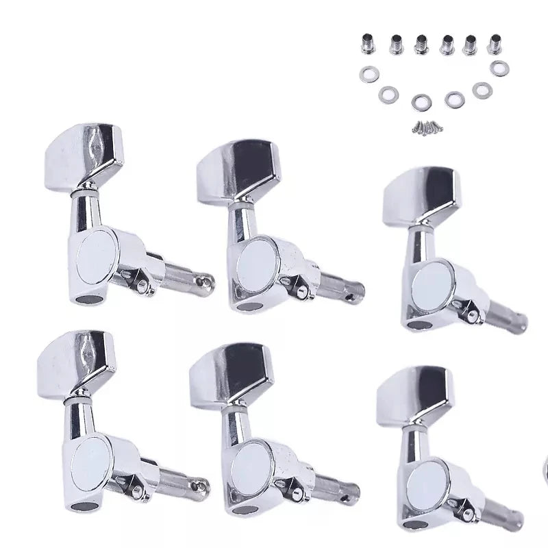 Guitar Tuner 3R3L Machine Head Enclosed Guitar Tuning Pegs Classic Guitar Tuners