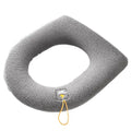 R1078 Bathroom Toilet Seat Cover Universal Plush Toilet Cushion Household Warm Soft Thicken Toilet Seat Cover Closestool Mat