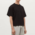 Custom Unisex Oversized Boxy Sweatshirt Tracksuit T-Shirt  Set Cotton Crew Neck T-Shirts for Men Tracksuit Custom Suit