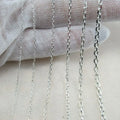Factory Direct 925 Sterling Silver Diamond Cut Chains for DIY Jewelry Making Findings