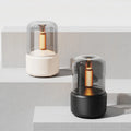 New Design Electric Led Warm Night Candlelight Lamp USB Modern Table Lamp 2 in 1 Humidifier Aroma Diffuser