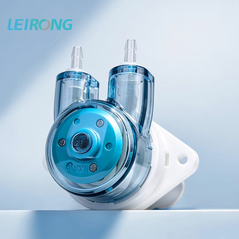 LeiRong LP150 Micro DC Motor Peristaltic Pump Filling Machine Low Noise Laboratory 12V Laboratory Dosing Pump