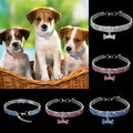 Wholesale Luxury Simple Designer Bling Crystal Dog Collar Personalized Pet Cat Necklace Shiny Diamonds Solid Bling Crystals Dog