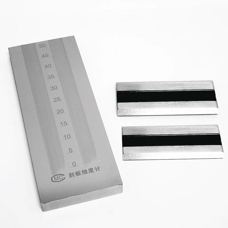 QXP Double QXD Single Scraper Blade Hegman Grind Gauge Paint Stainless Steel Grindometer