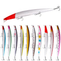 Wholesale 180mm 24g Artificial Hard Plastic Baits Long Casting Floating Minnow Fishing Lures for Sea Bass Sea Fishing MegaBDM
