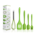 Customized Wholesale Modern Silicone Kitchen Utensil Set Funny Design Sustainable 5-Piece Nonstick Utensils