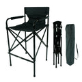 28 Inch Tall Aluminum Folding Portable Director Chair