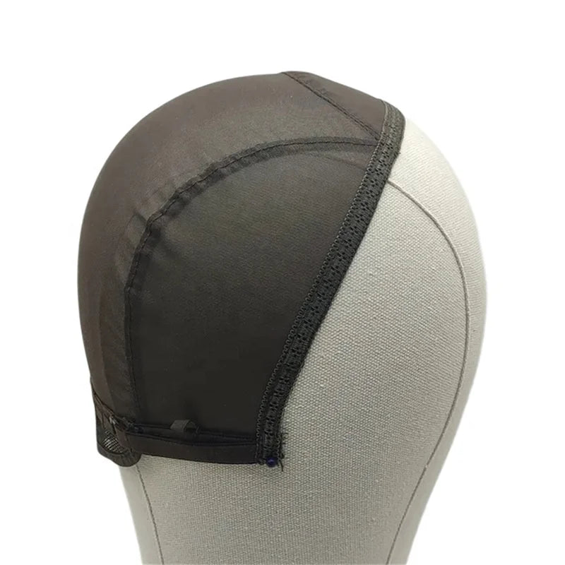 Wholesale Breathable Custom Wig Cap Adjustable Straps 13X4 Wig Cap With Lace Glueless Weaving Half HD Lace Wig Cap