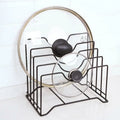 Kitchenware Multifunctional Pot Lid Metal Holder Organizer Rack Cutting Boards Pot Lid Rack for Cabinet