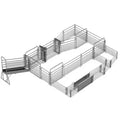 2025 China Hot Selling Used Round Galvanized Cattle Panels Livestock Yard Panel for Corral Fencing Trellis & Gates