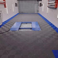 Rigid Modular Anti Slip Car Wash Drainage Plastic PP PVC Interlocking Garage Floor Tiles Interlocking PVC Garage Floor Tiles