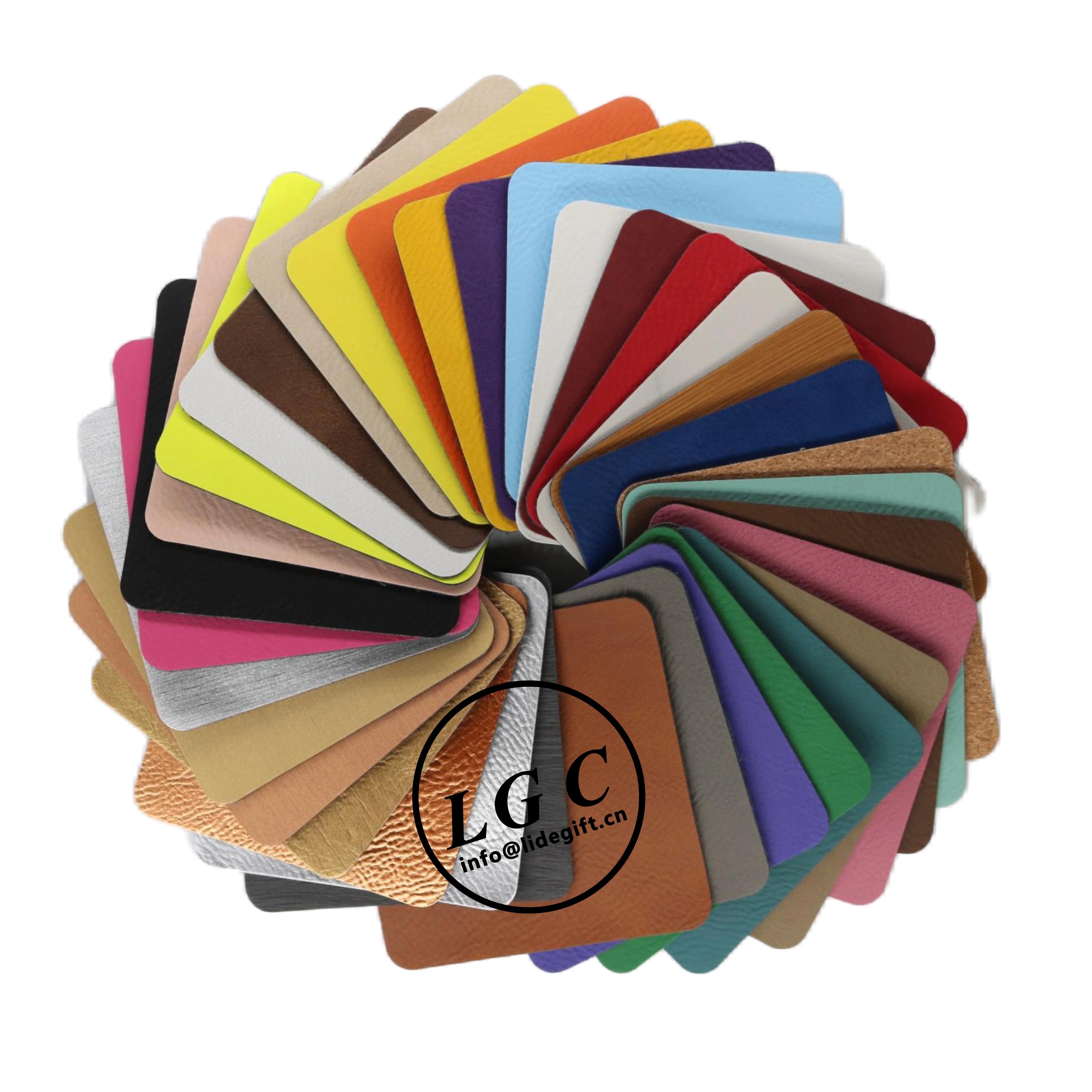 Rectangle Laser Leather Patch with Adhesive Blank Hat Patches Personalized CO2 Laser Supplies LIDE GIFT PTH100