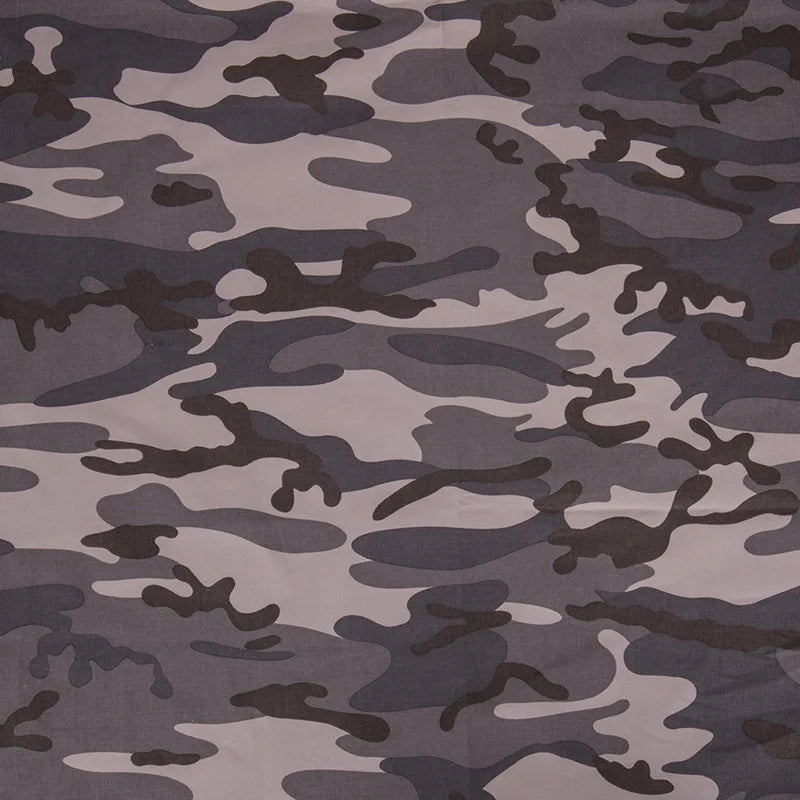 150gsm Camouflage Printed Fine Twill Cotton Shirt Fabric Men