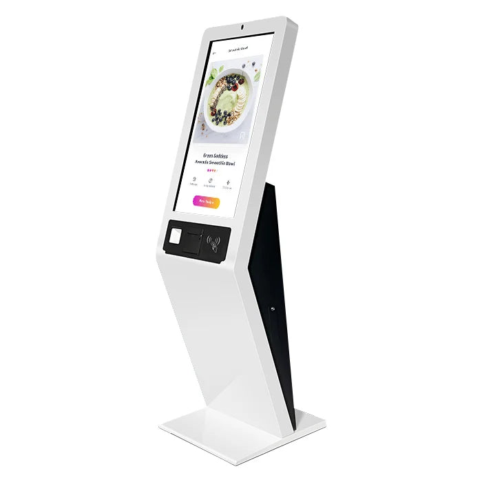 Indoor 32inch Floor Standing Self Service Credit Card Payment Machine LCD Kiosks