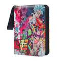 MIO PU Leather Card Binder Holder Anime Demon Zipper Album Book for Game Playing Cards Kids Gifts and Toys