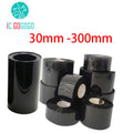 30mm -300mm Black Color 18650 Lithium Battery Pack Heat Shrink Tube Wrap Cover Skin PVC Shrinkable Film Pipe Sleeves Insulating
