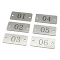 Factory Custom Decorative Engraved Gold Tag Label Metal Logo