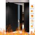 Luxury Anti-Theft Aluminum Pivot Security Front Door LED Lighting Finished 5 Year Warranty for Commercial/Villa/Hotel Use