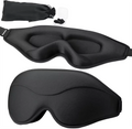 Sleep Mask Premium Eye Mask for Sleeping Total Blackout Super Soft Comfort Adjustable Fit Ergonomic 3D Sleeping Mask