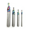JR126 CNC Carbide Drill Bits Coating Customized Carbide Step Drill Bit for Aluminum Copper