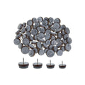 64 Pcs 4 Sizes Chair Legs Protectors Nail-on Felt Pads for Wooden Furniture Feet (20mm22mm24mm28mm)