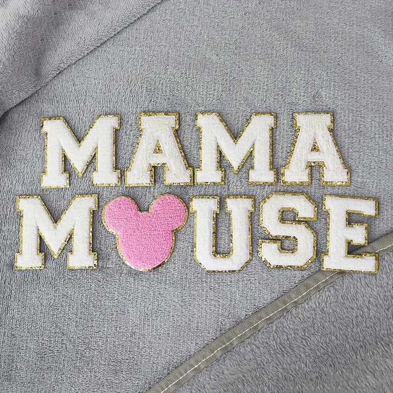 Hot Selling Wholesale RTS Letter Patch Iron on DIY Clothing Hat Bags Chenille Patches