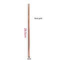 New Arrival 26.5cm Factory Stock Stainless Steel Straight Straw Rose Red RTS 20oz Skinny Tumbler with Bar Accessories