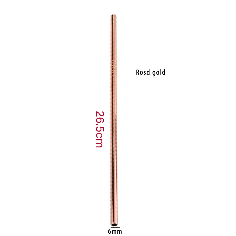 New Arrival 26.5cm Factory Stock Stainless Steel Straight Straw Rose Red RTS 20oz Skinny Tumbler with Bar Accessories