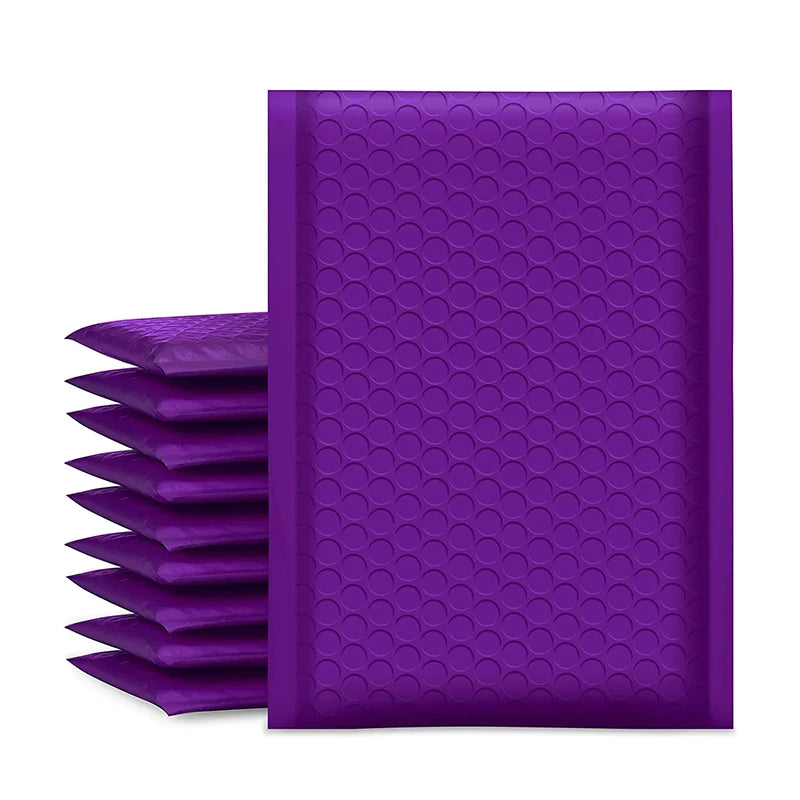 ZGCX Black/Rose Red Custom Bubble Padded Envelope Purple Mailers Purple Bubble Mailer Purple Bubble Mailer MegaBDM