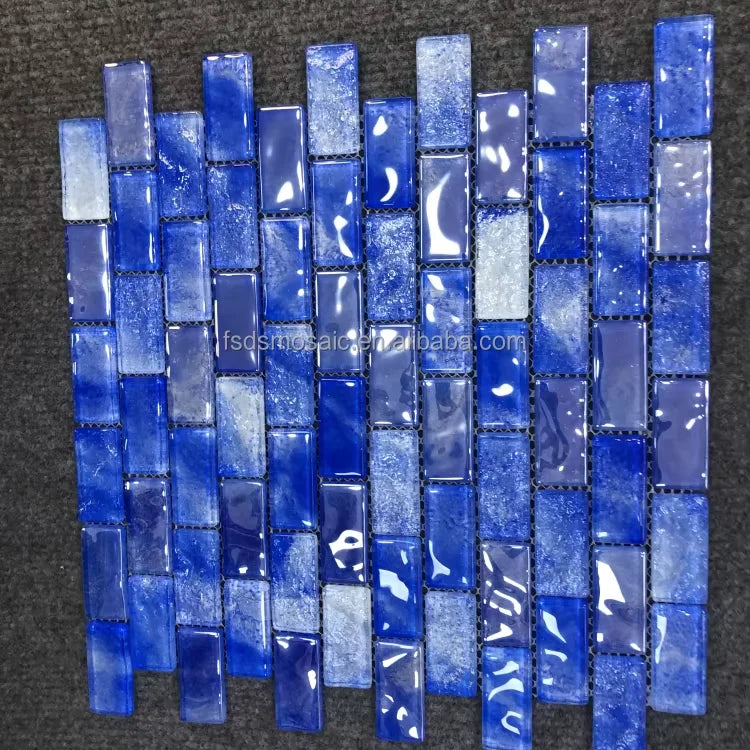 DS Iridescent Glass Swimming Pool Mosaic for Indoor and Outdoor Use for Bathroom & Pool