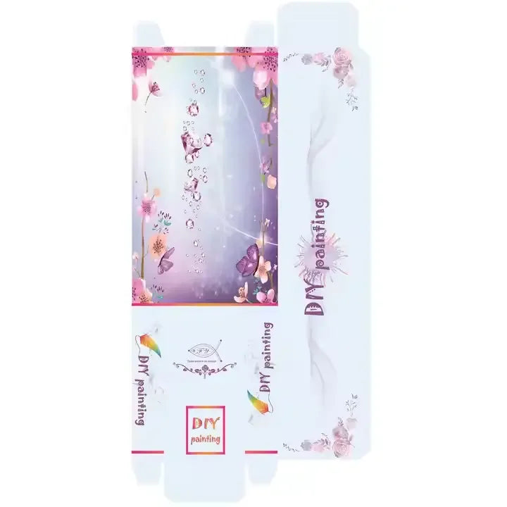 Custom N-00 Diamond Painting Paper Box Modern Style Logo Paint by Numbers Colorful Diamond Painting Storage Container