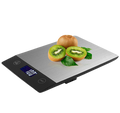 China Backlight Lcd Display Stainless Steel Tempered Glass Fruit Vegetable Electronic Balance Digital Kitchen Food Scale