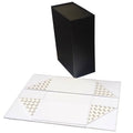 OEM Factory Custom Logo Printing Magnetic Folding Gift Packaging Box Black Flip Top Matt Lamination Embossing Box Type Folders