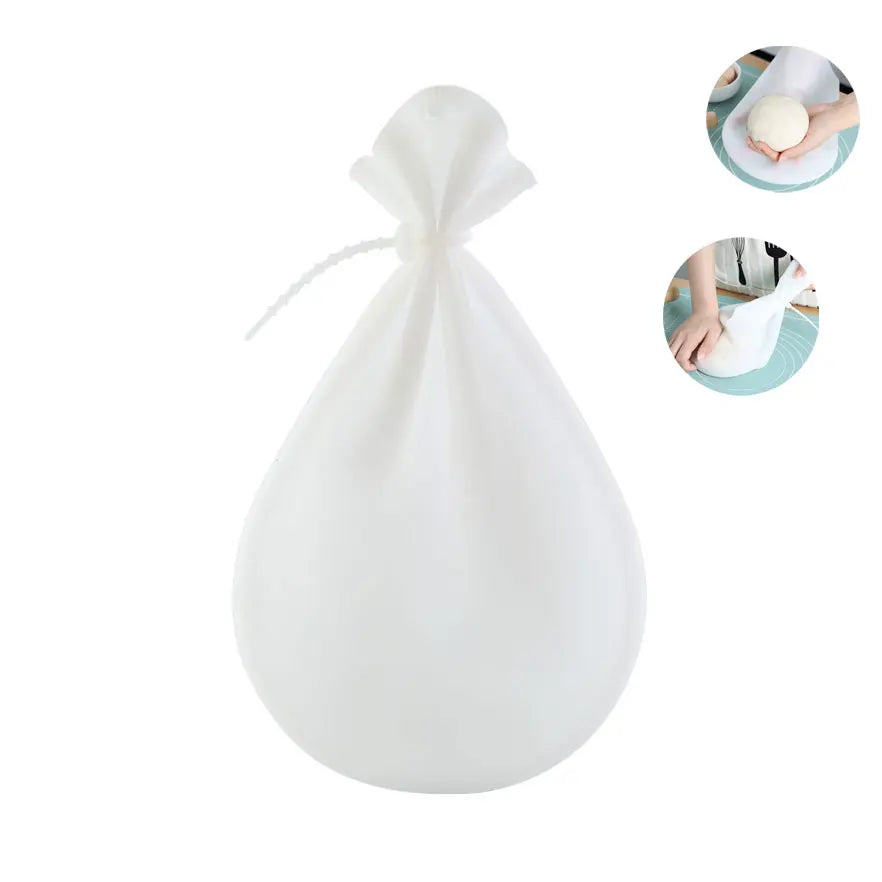 Kneading Bag Silicone Non-stick Food Grade Reusable Kneading Dough Flour Mixing Baking Tools Dough Bag for Bread Pastry Pizza