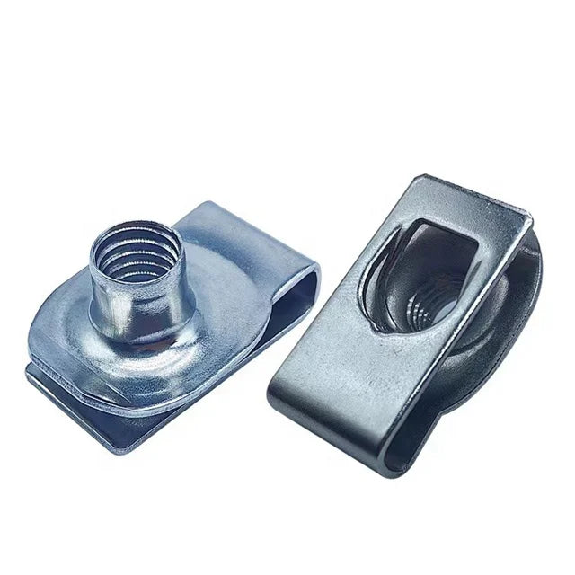 Wholesale Carbon Steel Galvanized Coated U-Shape Speed Clip Nut Automotive Metric M4 M5 M6 M8 M10 Sizes Wholesale Nuts