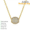 Factory Original Jewelry Change to Great Lucky 925 Sterling Silver Full Moissanite Rotating Fine Pendant Necklaces for Women MegaBDM