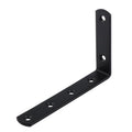 Corner Brace Shelf Bracket Heavy Duty Black Steel L Corner Brace Decor Joint Angle Bracket Shelves Wall Mounted Hanging Bracket