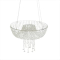 Hot Sale Hanging Cake Stand with Acrylic Glass Crystal Beads for Wedding Birthday Party Decorations
