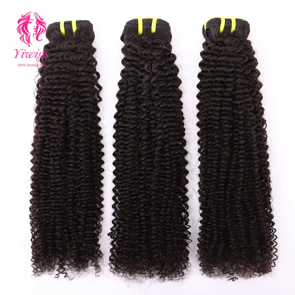 Wholesale Kinky Curly Natural Black Color Human Hair Extension Cheap 10A Remy Virgin Brazilian Hair Bundles MegaBDM