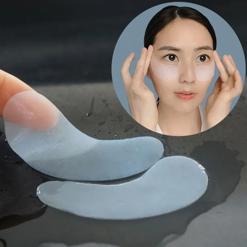 Private Label Bio Cellulose Anti Wrinkle Under Eye Mask Dark Circles Puffiness Firming Hydrating Eye Patches Hydrogel with Logo