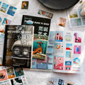 Vintage Diary Journal Decoration Block Stickers Set World Landscape Series Photo Craft DIY PET Washi Stickers Book 20sheets/pcs