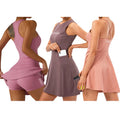Summer Jumpsuits Women Playsuit Yoga Sportsuit Dress Romper Tennis Gym Sets Women's Suits Wear Set Clothes Fitness Jumpsuit