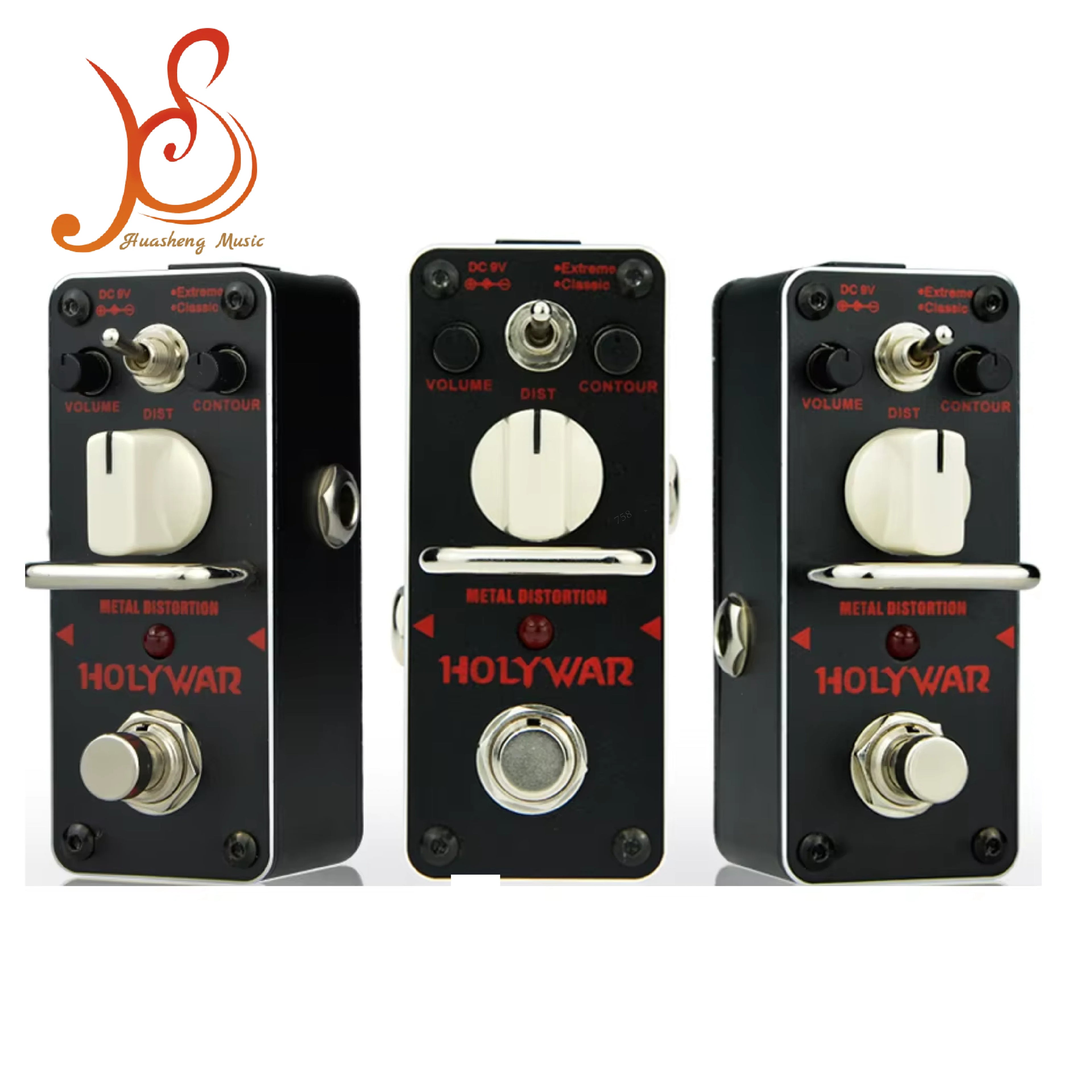 Metal Distortion Guitar Pedal Professional High Gain Distortion Effects Processor for Electric Guitar Musical Instrument