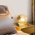 Metal Desk Lamp clear Glass Shade Wholesale Table Lamps Decorative Lamp JY6144