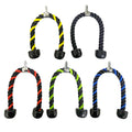 Ergonomic Steel & Rubber Gym Fitness Training Pull Down Tricep Rope Cable Machine Attachment MegaBDM