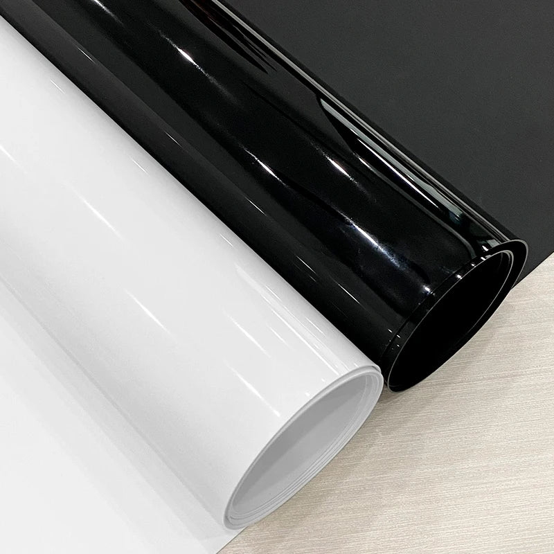 Solid Black and White Color Thermoplastic Waterproof Breathable Polyurethane Roll TPU Films for Make Bags Dress