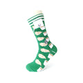 Custom Breathable Cotton Crew Socks with Zipper Pocket Autumn High with Logo on Bottom Body