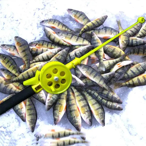 Pesca Fishing Pole  Plastic Mini Fishing Rod for Winter Fishing